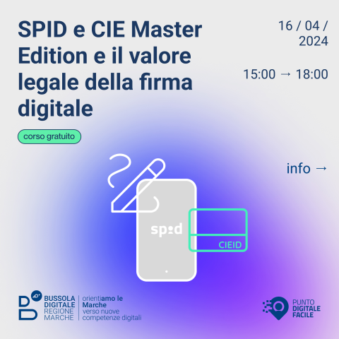 Corso SPID, CIE Master Edition